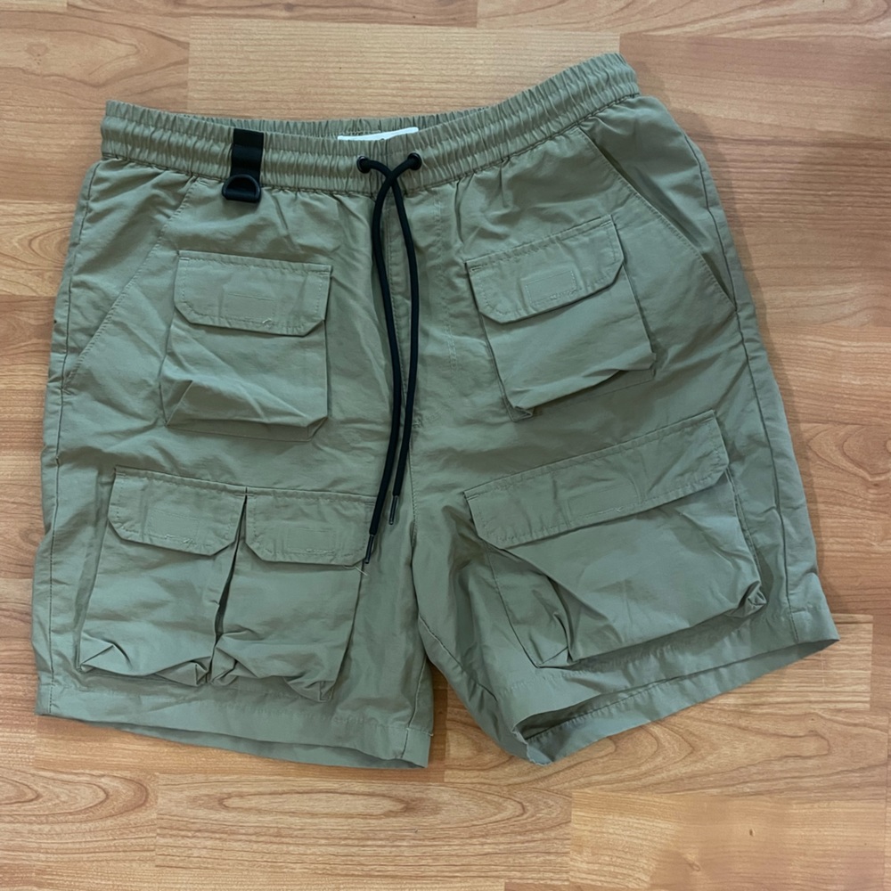 PasSun Small Olive Cargo Shorts